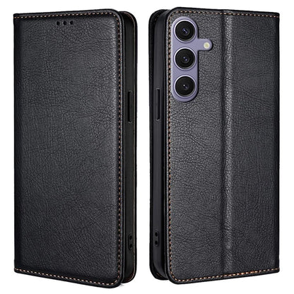 For Samsung Galaxy S23 FE Anti-scratch Case Wallet Card Slots PU Leather Magnetic Cell Phone Cover