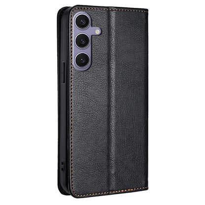 For Samsung Galaxy S23 FE Anti-scratch Case Wallet Card Slots PU Leather Magnetic Cell Phone Cover