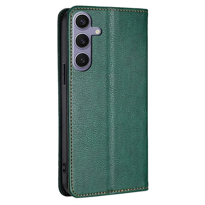 For Samsung Galaxy S23 FE Anti-scratch Case Wallet Card Slots PU Leather Magnetic Cell Phone Cover