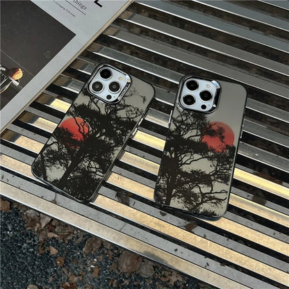 For iPhone 14 Pro Shockproof Case Anti-Drop Electroplating Hard PC+TPU Phone Cover