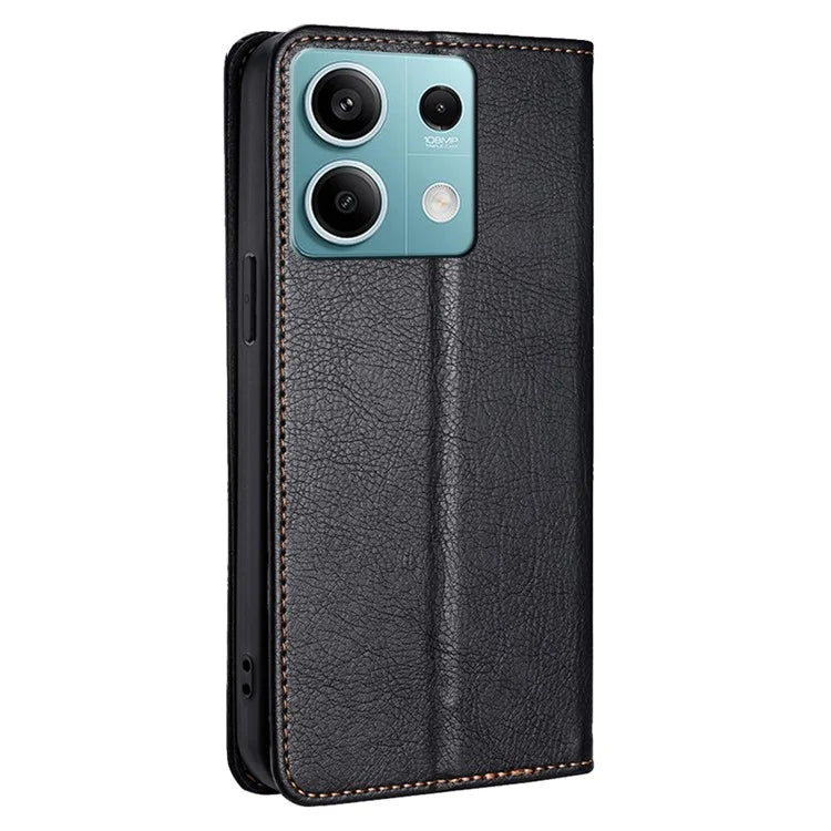 For Xiaomi Redmi Note 13 4G Wallet Case Leather Phone Cover with Magnetic Closure