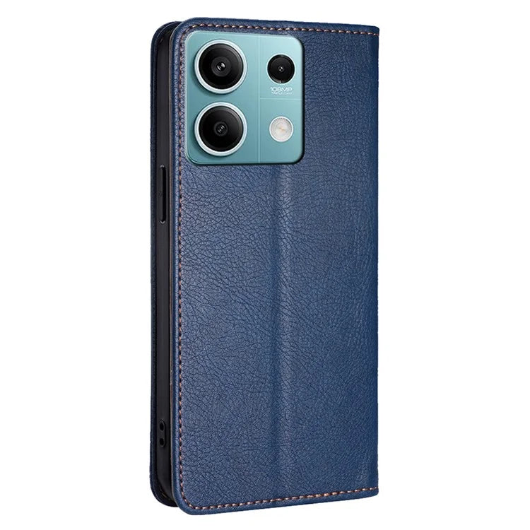 For Xiaomi Redmi Note 13 4G Wallet Case Leather Phone Cover with Magnetic Closure