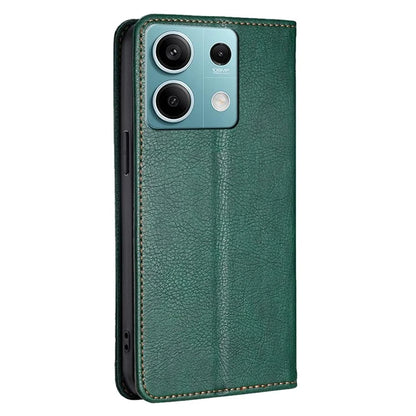For Xiaomi Redmi Note 13 4G Wallet Case Leather Phone Cover with Magnetic Closure
