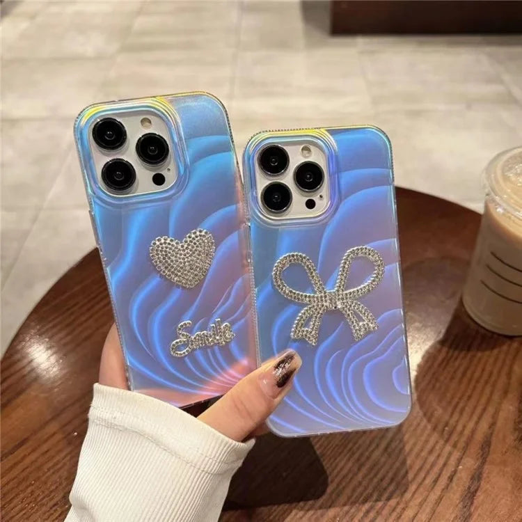 For iPhone 13 Pro Max Phone Case Stylish IMD Acrylic+TPU Phone Cover