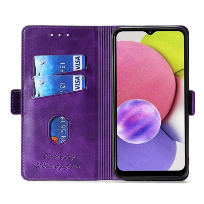 For Samsung Galaxy Xcover7 Leather Case Splicing Color Wallet Phone Cover
