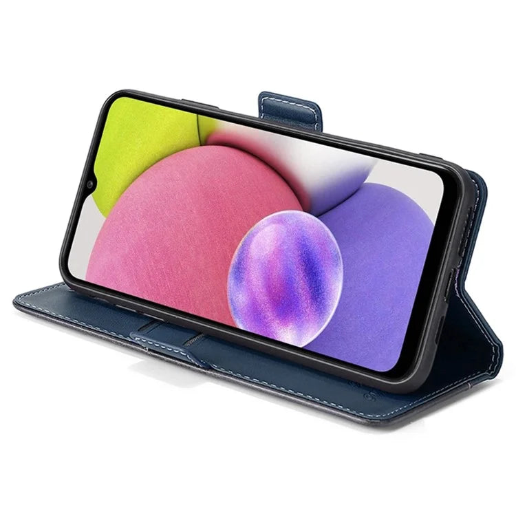 For Samsung Galaxy Xcover7 Leather Case Splicing Color Wallet Phone Cover