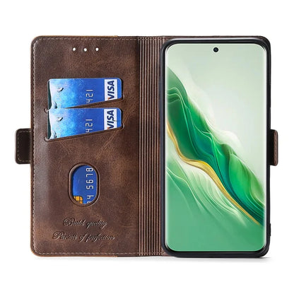 For Honor Magic6 5G Case Dual-Color Leather Flip Stand Phone Cover