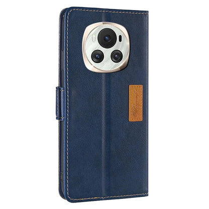 For Honor Magic6 5G Case Dual-Color Leather Flip Stand Phone Cover