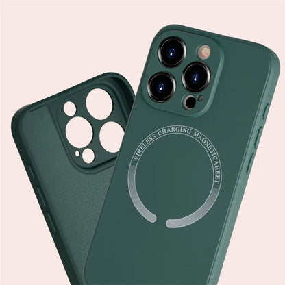 For iPhone 14 Pro Max Case Compatible with MagSafe PU Leather + TPU Phone Cover
