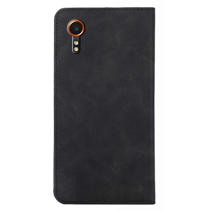 For Samsung Galaxy Xcover7 Case Skin-touch PU Leather Card Holder Phone Cover