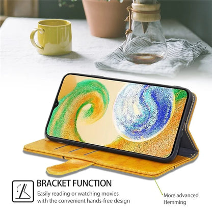 For Samsung Galaxy S24+ Case Wallet Leather Phone Cover Geometric Splicing