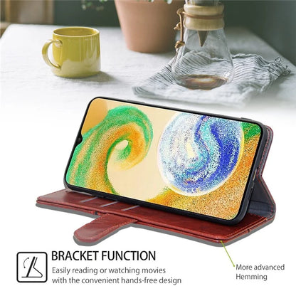 For Samsung Galaxy S24+ Case Wallet Leather Phone Cover Geometric Splicing