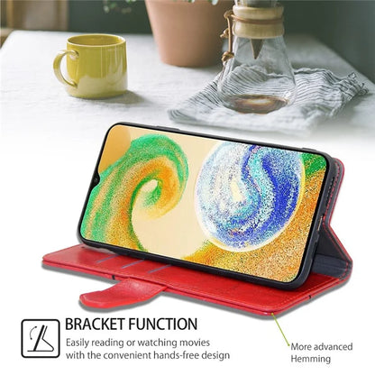 For Samsung Galaxy S24+ Case Wallet Leather Phone Cover Geometric Splicing