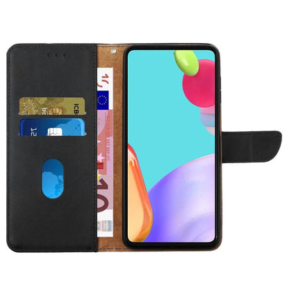 HT02 For Sony Xperia 10 VI Case Nappa Texture Genuine Cow Leather Phone Cover