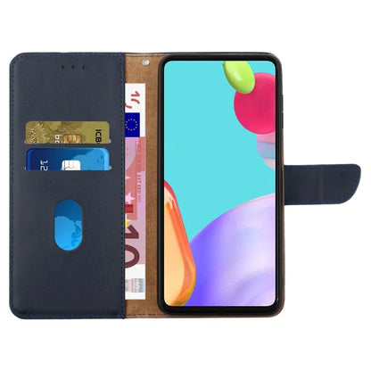 HT02 For Sony Xperia 10 VI Case Nappa Texture Genuine Cow Leather Phone Cover