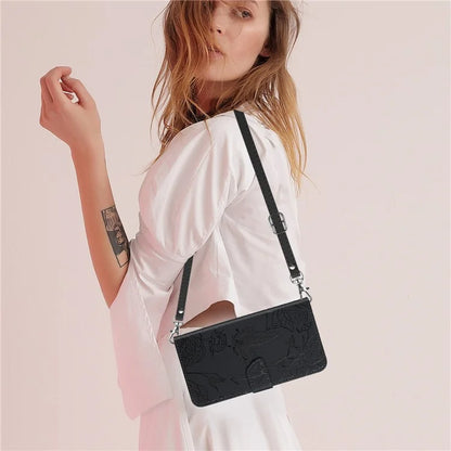 HT03 For Sony Xperia 10 VI Crossbody Case Butterfly Wallet PU Leather Phone Cover