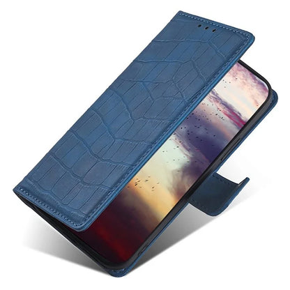For Samsung Galaxy S24+ Wallet Case Crocodile Texture Leather Phone Cover