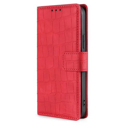 For Oppo Find X7 5G Protective Case Crocodile Texture Leather Wallet Phone Cover