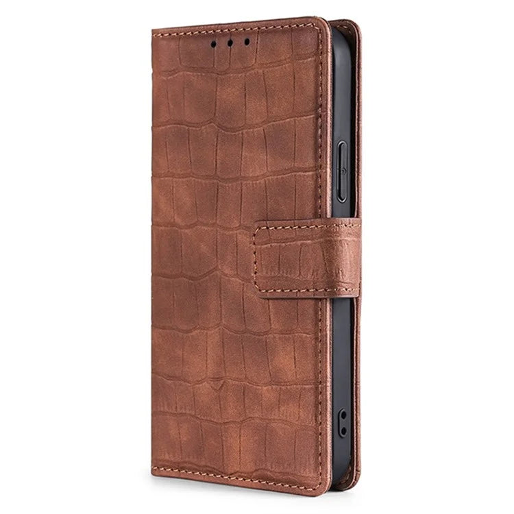 For Oppo Find X7 5G Protective Case Crocodile Texture Leather Wallet Phone Cover