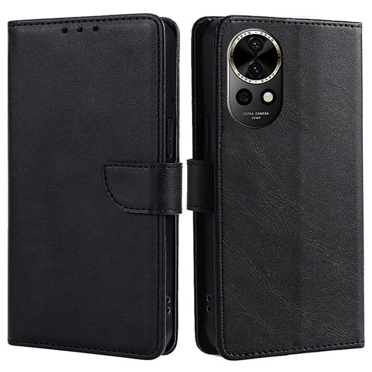 For Huawei nova 12 5G Anti-Drop Phone Case Calf Texture PU Leather Wallet Stand Cover
