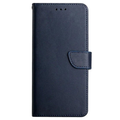 HT02 For vivo Y03 Magnetic Phone Case Nappa Texture Genuine Cow Leather Flip Stand Cover