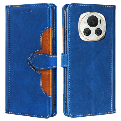 For Honor Magic6 5G Case Straw Hat Pattern Wallet Anti-fall Leather Phone Cover