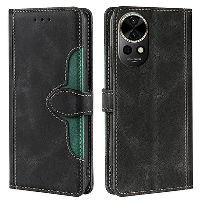 For Huawei nova 12 5G Wallet Case Straw Hat Pattern Stand Leather Phone Cover