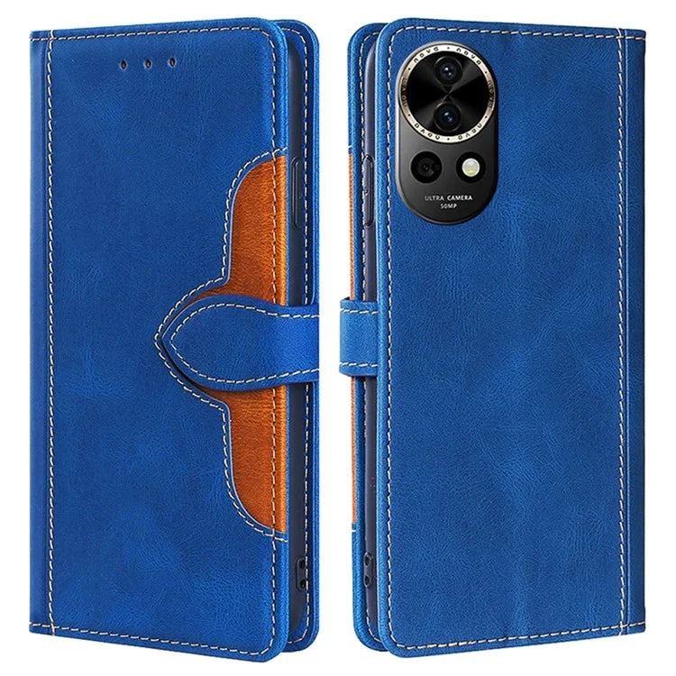 For Huawei nova 12 5G Wallet Case Straw Hat Pattern Stand Leather Phone Cover