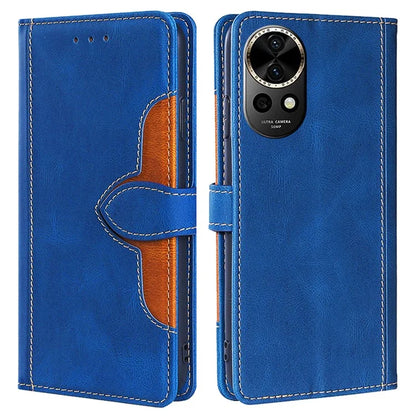 For Huawei nova 12 5G Wallet Case Straw Hat Pattern Stand Leather Phone Cover