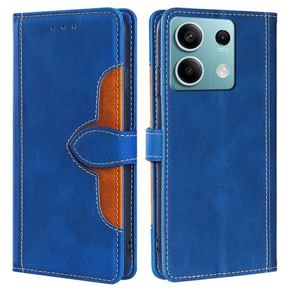For Xiaomi Redmi Note 13 4G Wallet  Case Leather Phone Cover Straw Hat Pattern