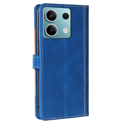 For Xiaomi Redmi Note 13 4G Wallet  Case Leather Phone Cover Straw Hat Pattern