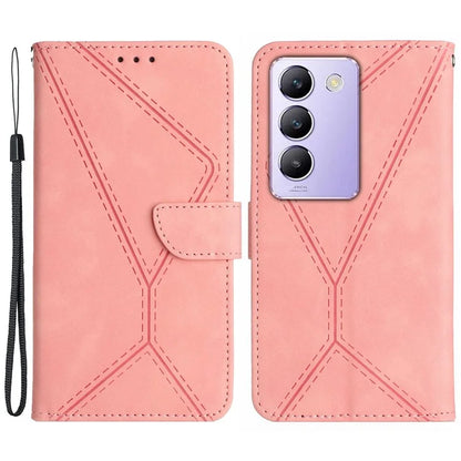 HT05 For vivo Y200e 5G/Y100 5G (Indonesia)/T3 5G (India)/V30 Lite 5G (India) Cell Phone Case Skin-touch Wallet PU Leather Phone Cover