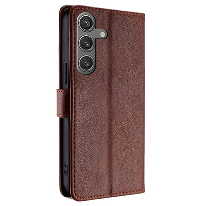 Shockproof Case for Samsung Galaxy S24 Phone Shell Zipper Pocket Wallet Leather Cover
