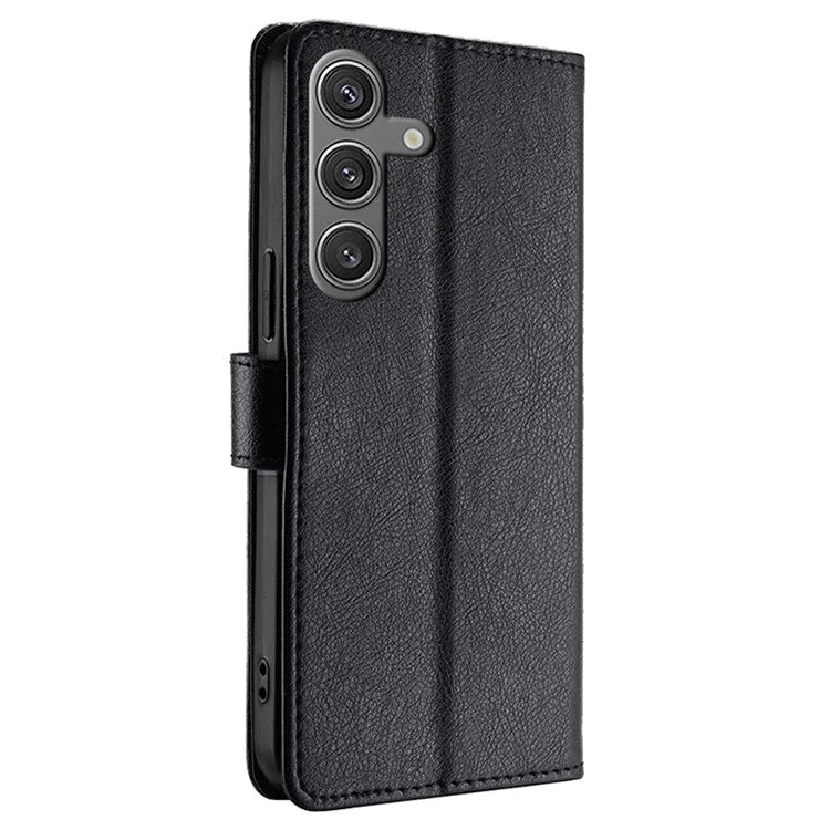 Shockproof Case for Samsung Galaxy S24 Phone Shell Zipper Pocket Wallet Leather Cover