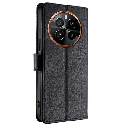 For Realme GT5 Pro 5G Leather Case Zipper Wallet Stand Flip Phone Cover