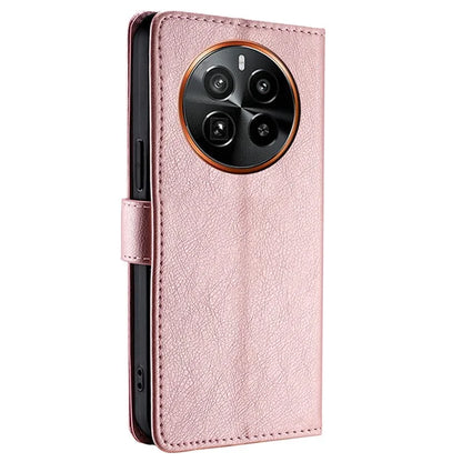 For Realme GT5 Pro 5G Leather Case Zipper Wallet Stand Flip Phone Cover