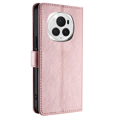 For Honor Magic6 Pro 5G Shockproof Phone Case Zipper Pocket Wallet Leather Cover
