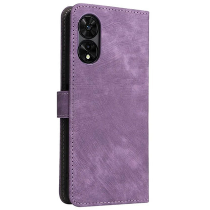 For TCL 50 5G Case RFID Blocking Folio Flip Leather Phone Wallet Cover with Hand Strap
