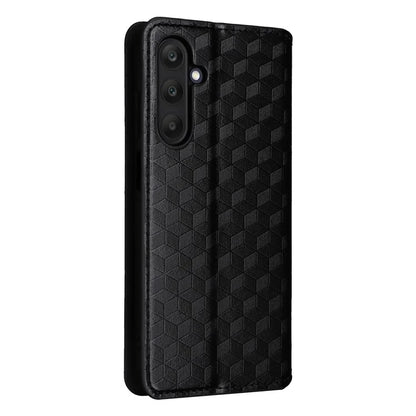 For Samsung Galaxy M55 5G / C55 5G / F55 5G Wallet Case Rhombus Pattern Magnetic Closing Leather Phone Cover