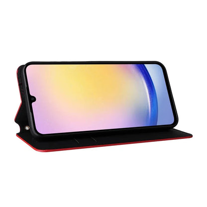 For Samsung Galaxy M55 5G / C55 5G / F55 5G Wallet Case Rhombus Pattern Magnetic Closing Leather Phone Cover