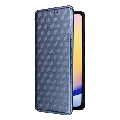 For Samsung Galaxy M55 5G / C55 5G / F55 5G Wallet Case Rhombus Pattern Magnetic Closing Leather Phone Cover