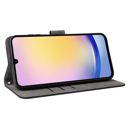 For Samsung Galaxy M55 5G / C55 5G / F55 5G Case RFID Blocking Folio Flip Leather Phone Wallet Cover with Hand Strap