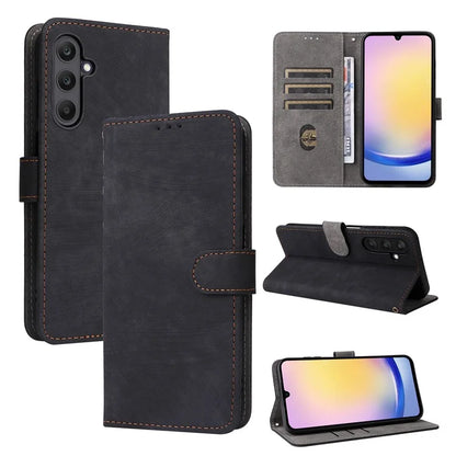For Samsung Galaxy M55 5G / C55 5G / F55 5G Case RFID Blocking Folio Flip Leather Phone Wallet Cover with Hand Strap