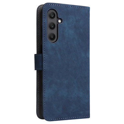 For Samsung Galaxy M55 5G / C55 5G / F55 5G Case RFID Blocking Folio Flip Leather Phone Wallet Cover with Hand Strap
