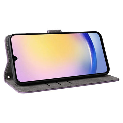 For Samsung Galaxy M55 5G / C55 5G / F55 5G Case RFID Blocking Folio Flip Leather Phone Wallet Cover with Hand Strap
