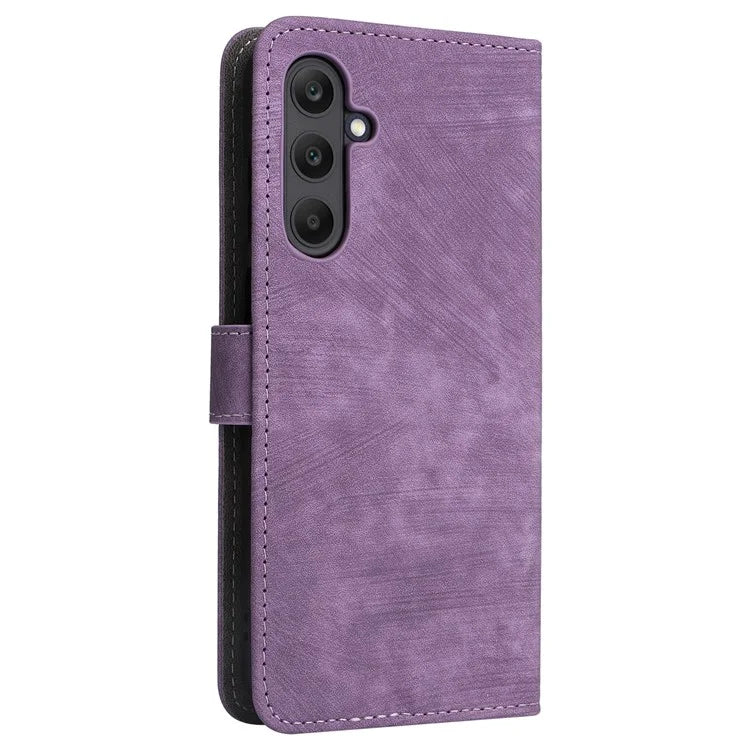 For Samsung Galaxy M55 5G / C55 5G / F55 5G Case RFID Blocking Folio Flip Leather Phone Wallet Cover with Hand Strap