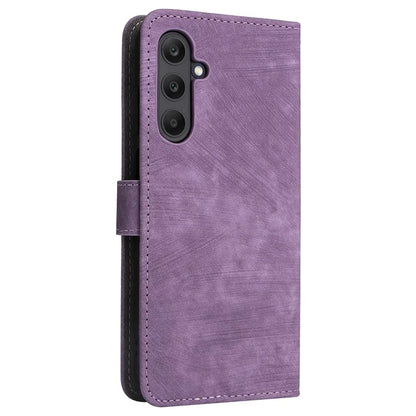 For Samsung Galaxy M55 5G / C55 5G / F55 5G Case RFID Blocking Folio Flip Leather Phone Wallet Cover with Hand Strap