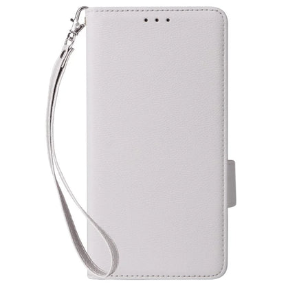 For Samsung Galaxy M55 5G / C55 5G / F55 5G Case Litchi Texture PU Leather Stand Phone Cover with Strap
