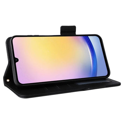 For Samsung Galaxy M55 5G / C55 5G / F55 5G Case Litchi Texture PU Leather Stand Phone Cover with Strap