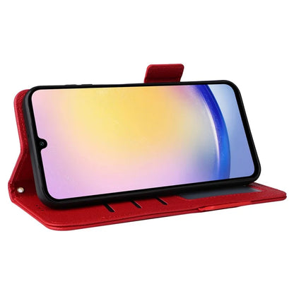 For Samsung Galaxy M55 5G / C55 5G / F55 5G Case Litchi Texture PU Leather Stand Phone Cover with Strap